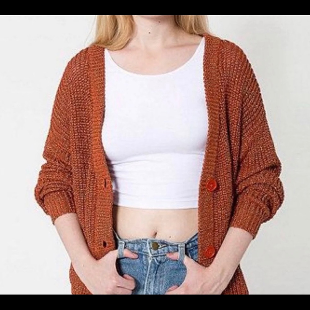 American Apparel Sweater Metallic